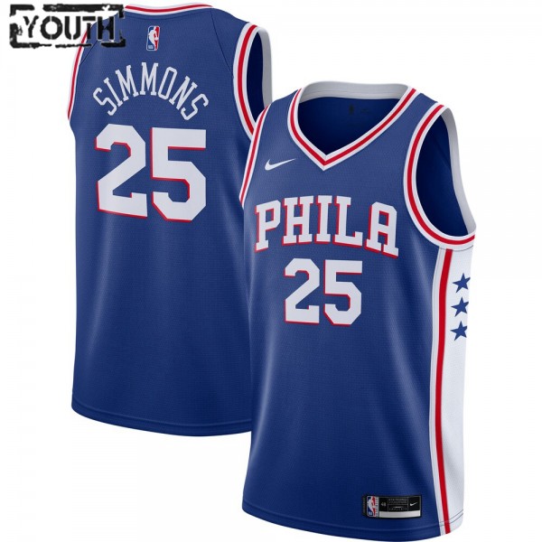 Philadelphia 76ers Trikot Ben Simmons 25 2020-2021 Nike Icon Edition Swingman - Kinder